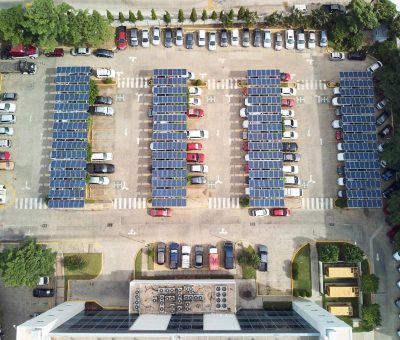 Marquesina solar de parking